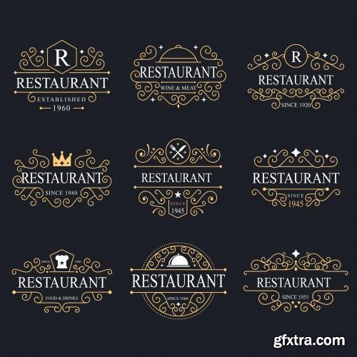 CreativeMarket Set Luxury Logos 29 in 1 582691 CreativeMarket Set Luxury Logos 29 in 1 582691