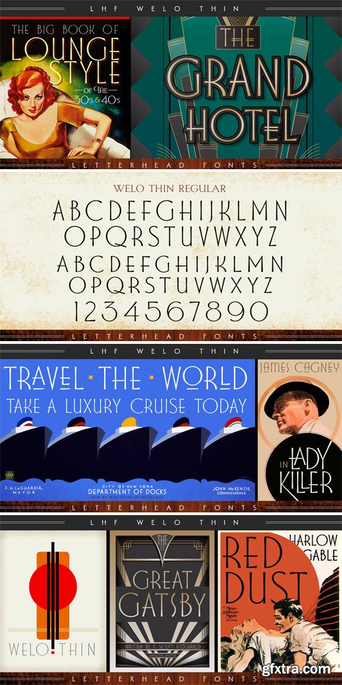 LHF Welo Thin Font LHF Welo Thin Font