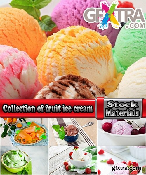 Collection of fruit ice cream ball jam confiture 25 HQ Jpeg