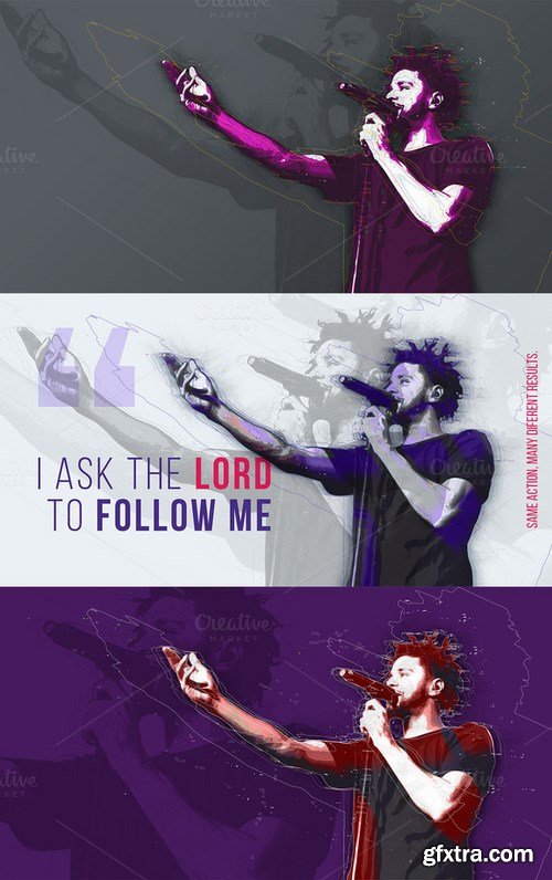 CM - Digital Canvas Photoshop Actions 585266 CM - Digital Canvas Photoshop Actions 585266