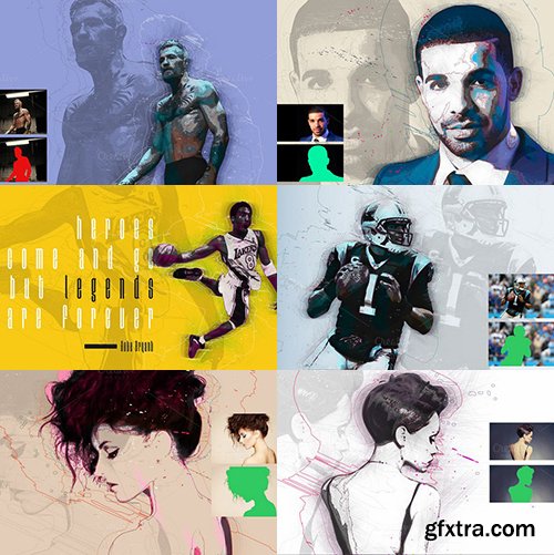 CM - Digital Canvas Photoshop Actions 585266 CM - Digital Canvas Photoshop Actions 585266