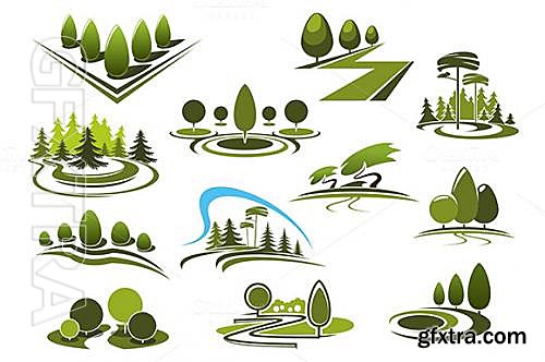CM - Parks Forest and Garden Icons 579443