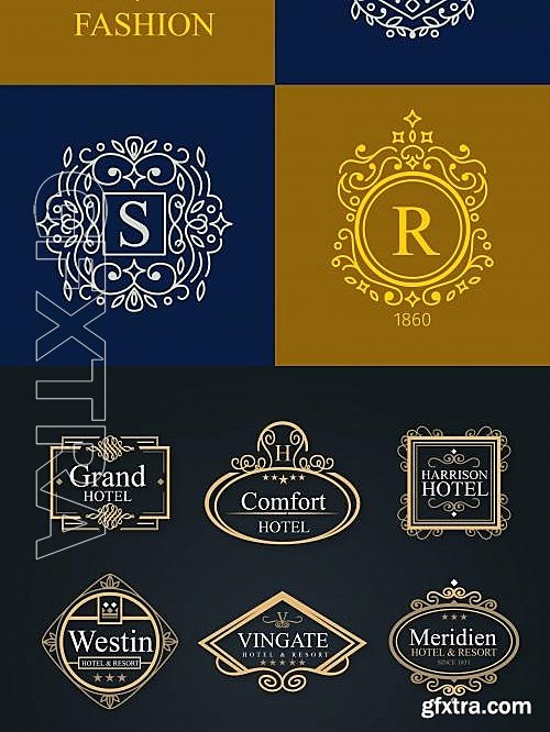 CM - Set Luxury Logos 583152