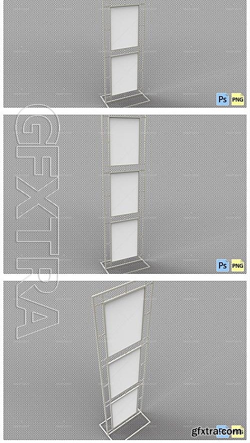 CM - Poster Stand Display 3D Render 583171