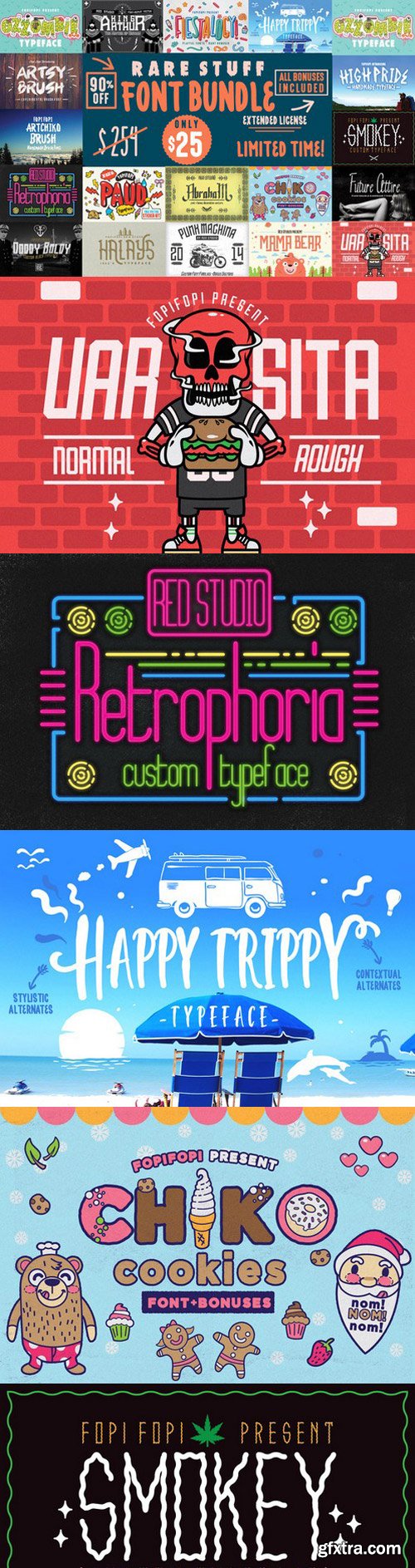 RARE STUFF FONT BUNDLE 597510 RARE STUFF FONT BUNDLE 597510