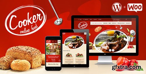 ThemeForest - Cooker v2.0 - Responsive Online Restaurant, Cafe Bar - 3717183