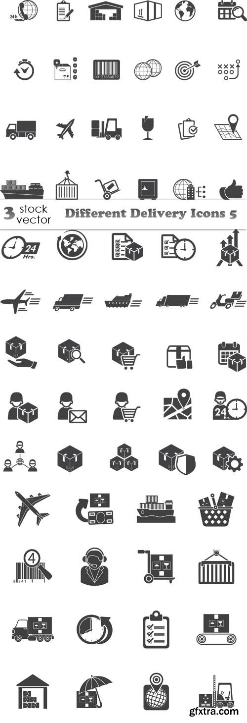 Vectors - Different Delivery Icons 5