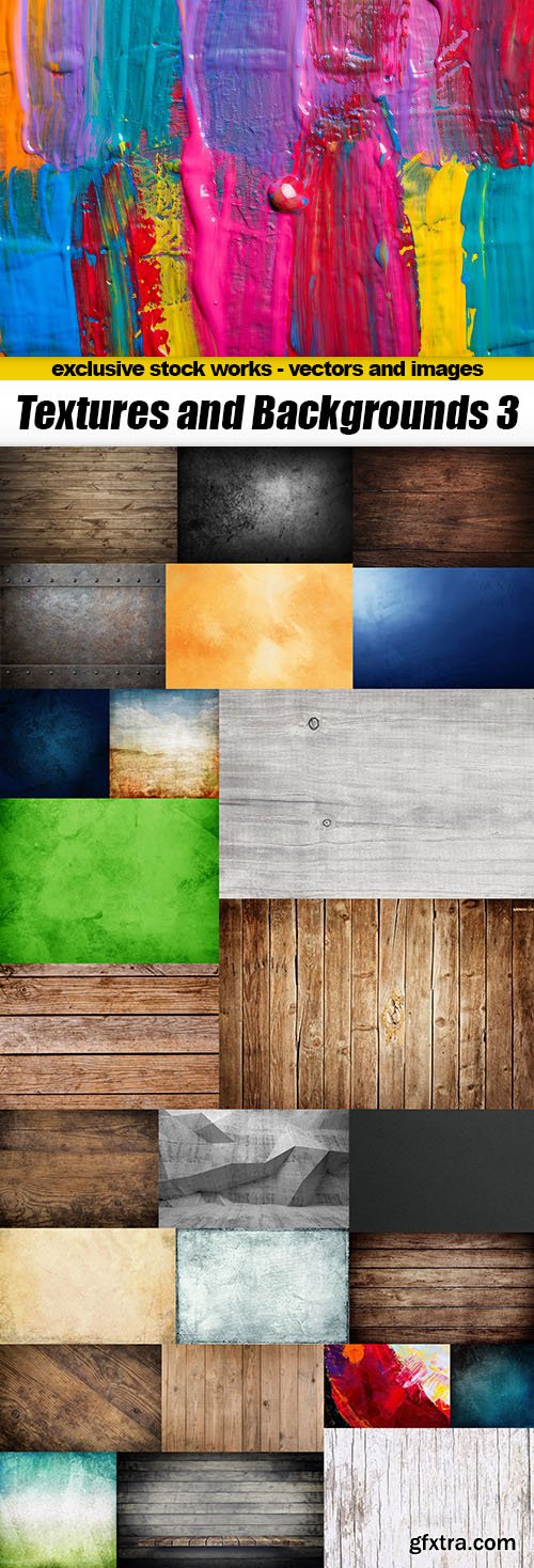 Textures and Backgrounds 3 - 25xUHQ JPEG