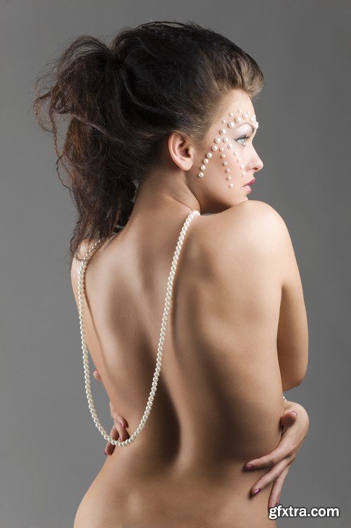 Jewelry on the naked body