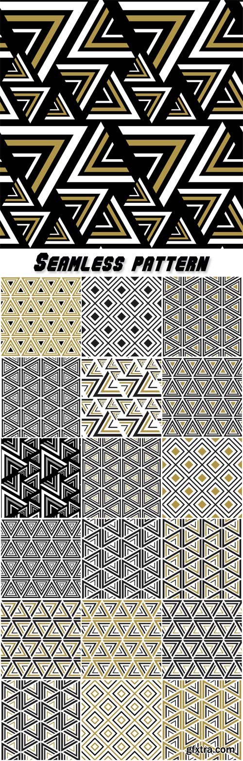 Vector seamless pattern, modern stylish texture