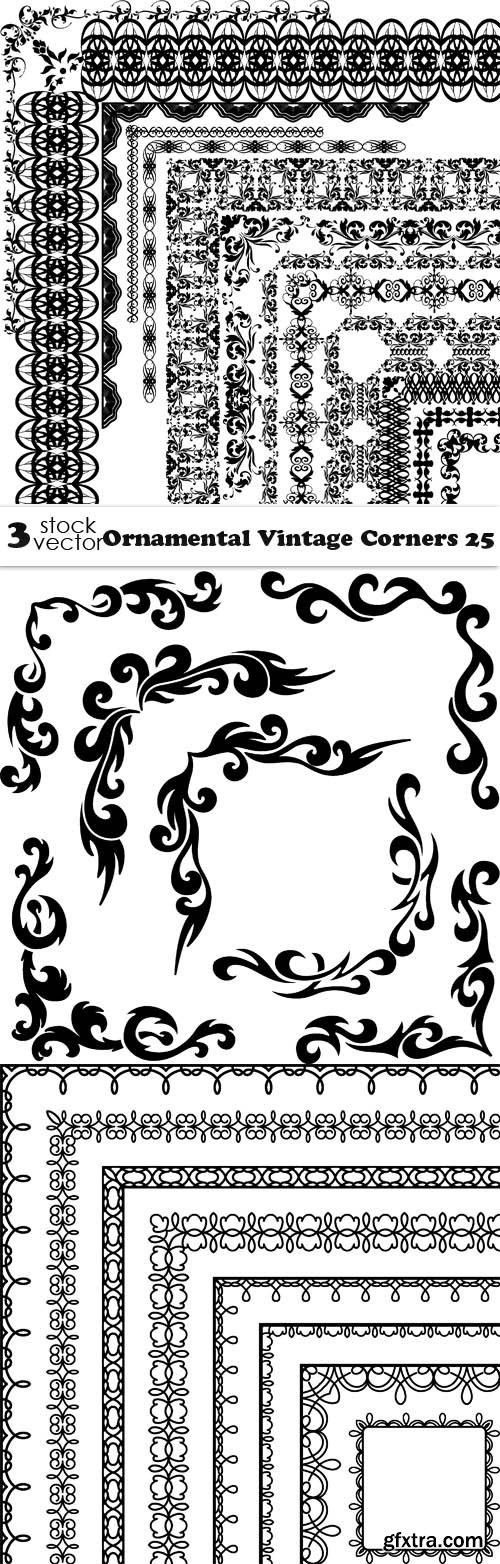 Vectors - Ornamental Vintage Corners 25