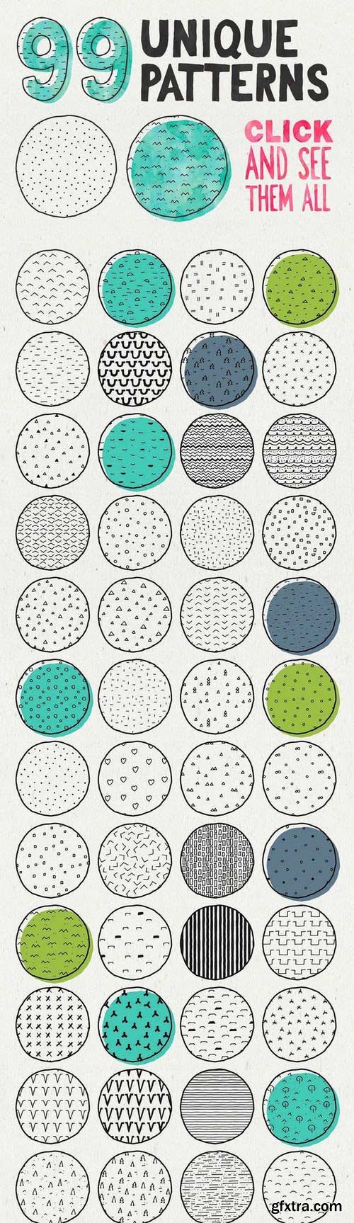 CM - HandSketched Seampless Patterns II 580179 CM - HandSketched Seampless Patterns II 580179