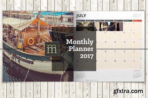 CreativeMarket Monthly Planner 2017 (MP07) 596673