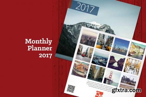 CreativeMarket Monthly Planner 2017 (MP07) 596673