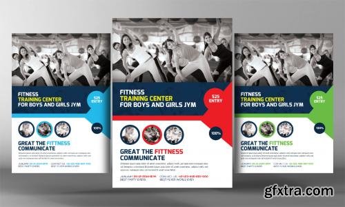 CreativeMarket 5 Fitness Business Flyers Bundle 596692