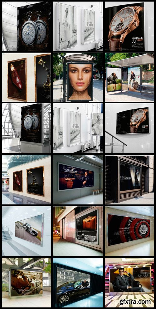 Billboard Mockup 12xPSD