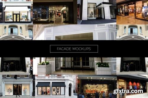 CreativeMarket 10 Facade Mockups 250923