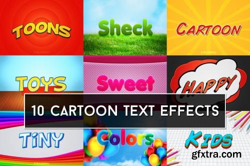 CreativeMarket Cartoon Text Effects 242238