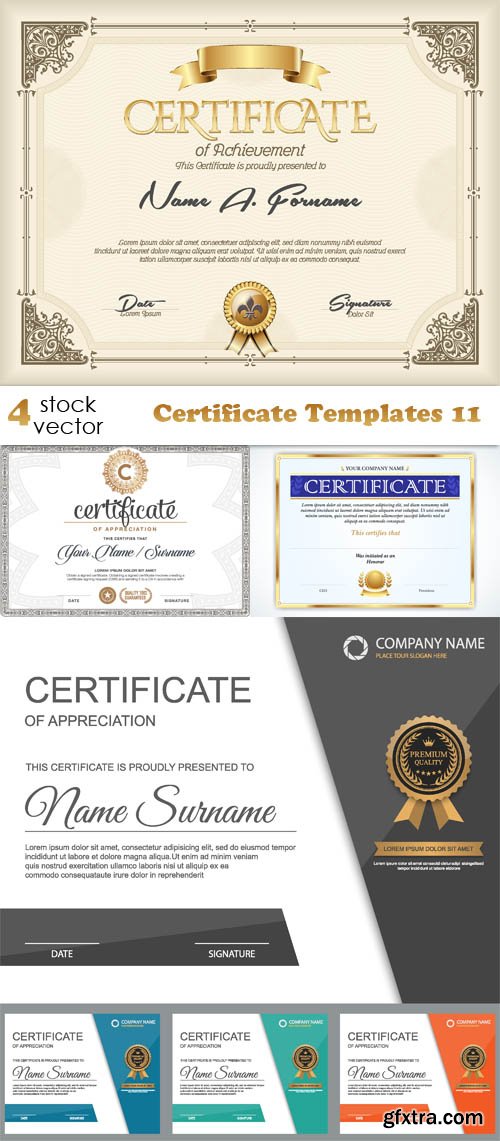 Vectors - Certificate Templates 11