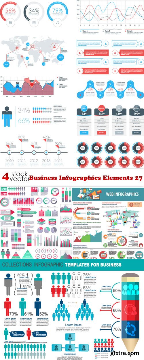 Vectors - Business Infographics Elements 27