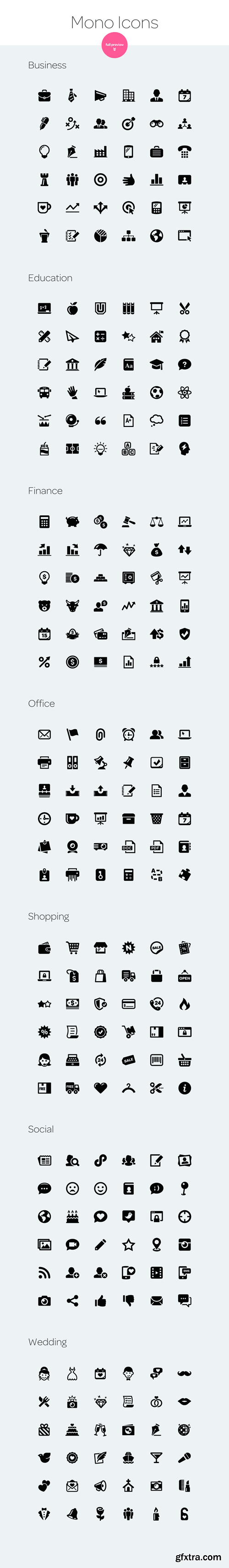 CM 275753 - Mono Icons Bundle