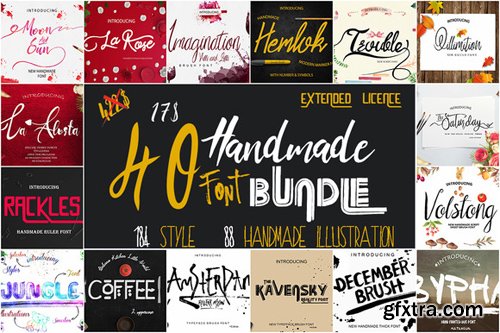 CM - Font &amp; Bonus Bundle %97 Off 612749