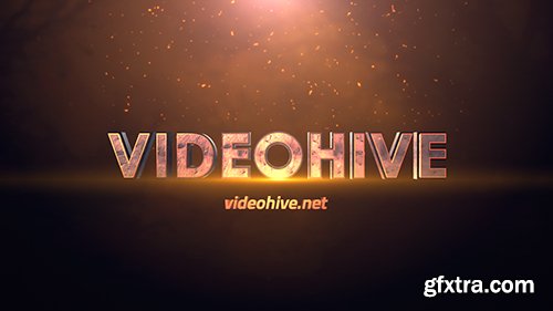Videohive Cinematic Tunnel Logo Text Reveal 8768350