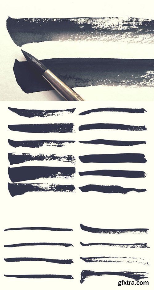 Inky Lines &ndash; Vector Brush Set