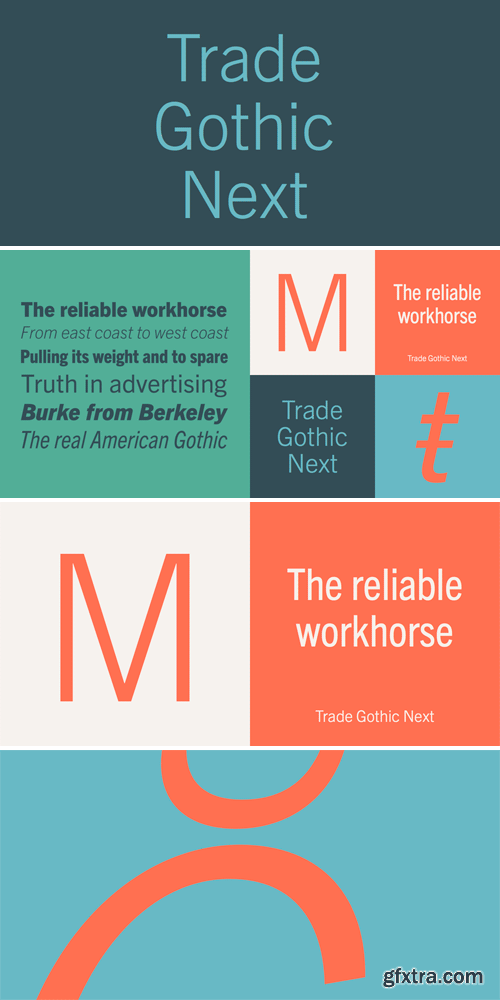 Trade Gothic Next Font Family