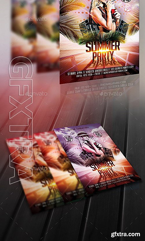 GraphicRiver - Summer Party Flyer Template 11583038