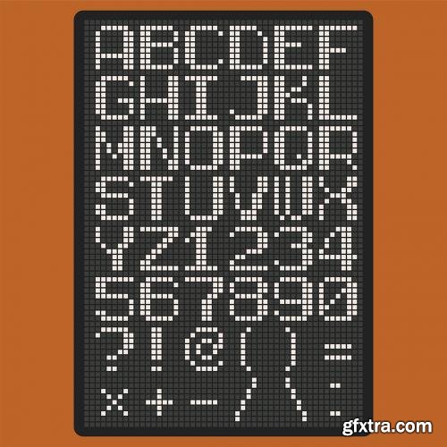 CreativeMarket Pixel font 607132