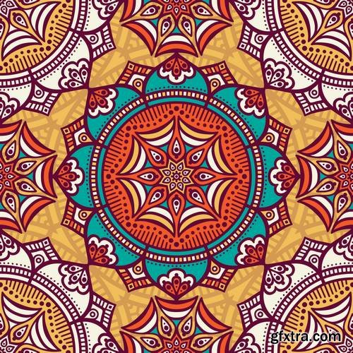 Seamless Pattern - Vintage Decorative Elements 1