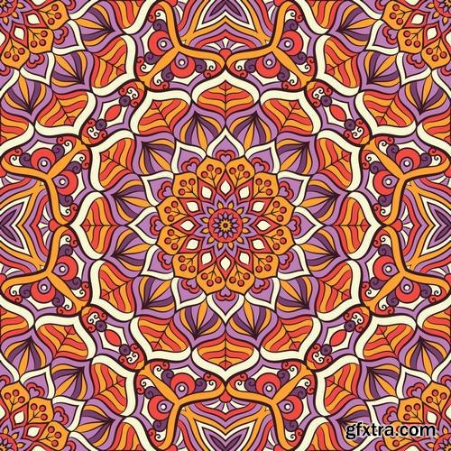 Seamless Pattern - Vintage Decorative Elements 1