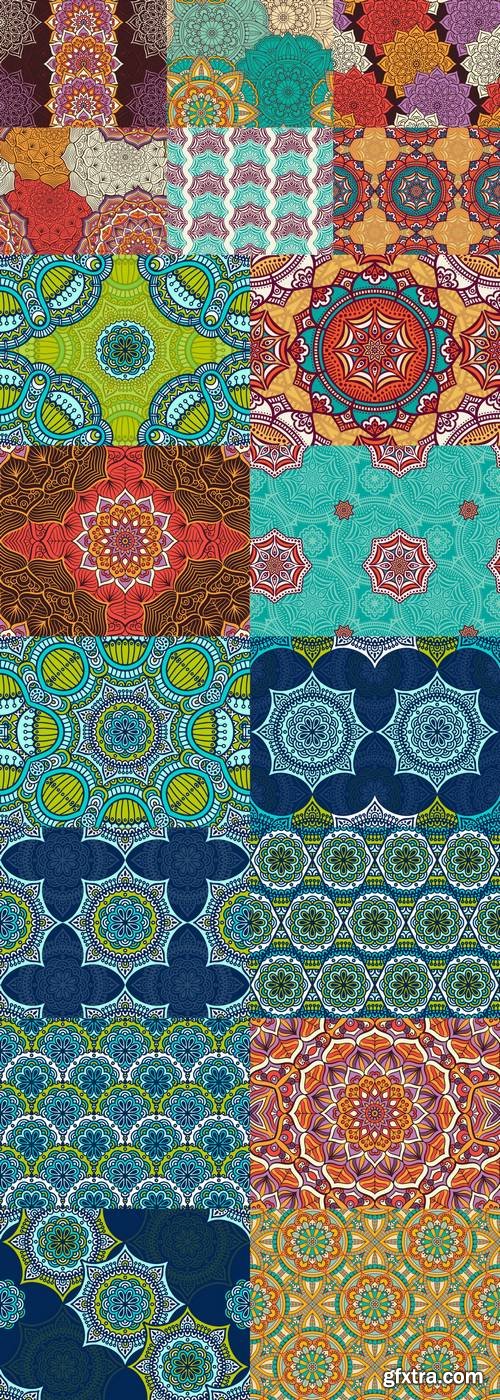 Seamless Pattern - Vintage Decorative Elements 1