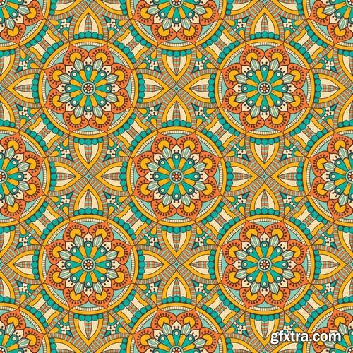 Seamless Pattern - Vintage Decorative Elements 1