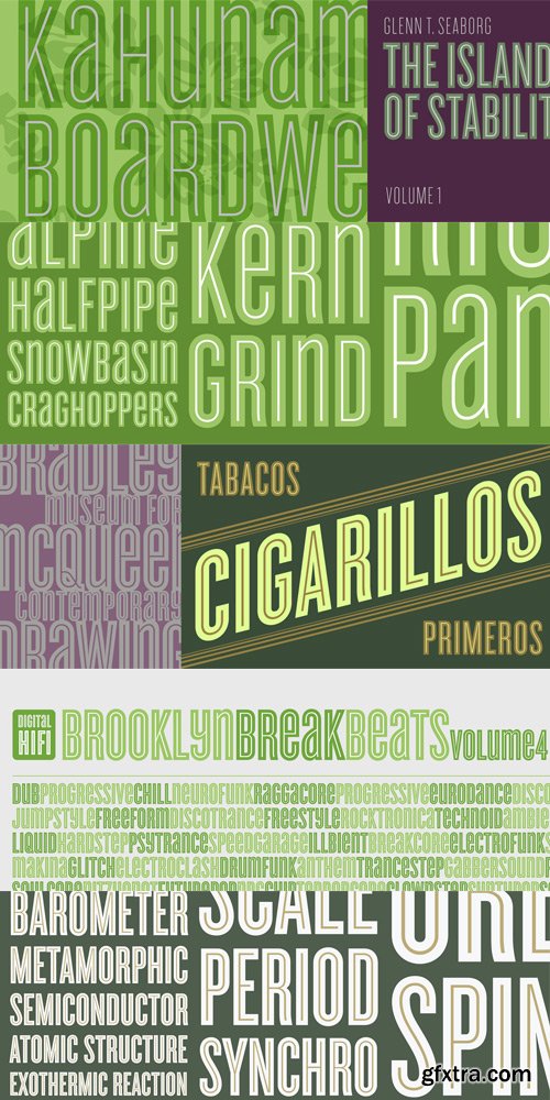 Cyclone Font Family $129