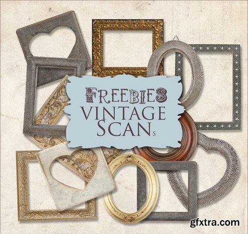 Scrap Kit - Vintage Frames, part 2