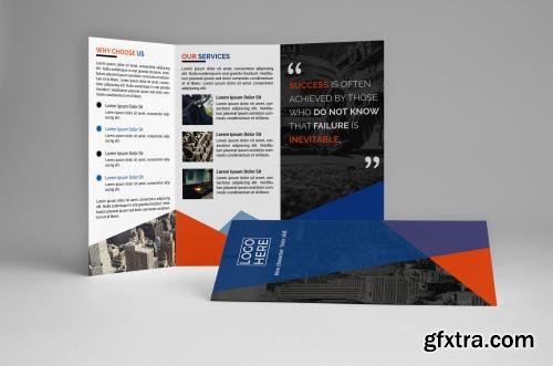 CreativeMarket Corporate Trifold Brochure 628509