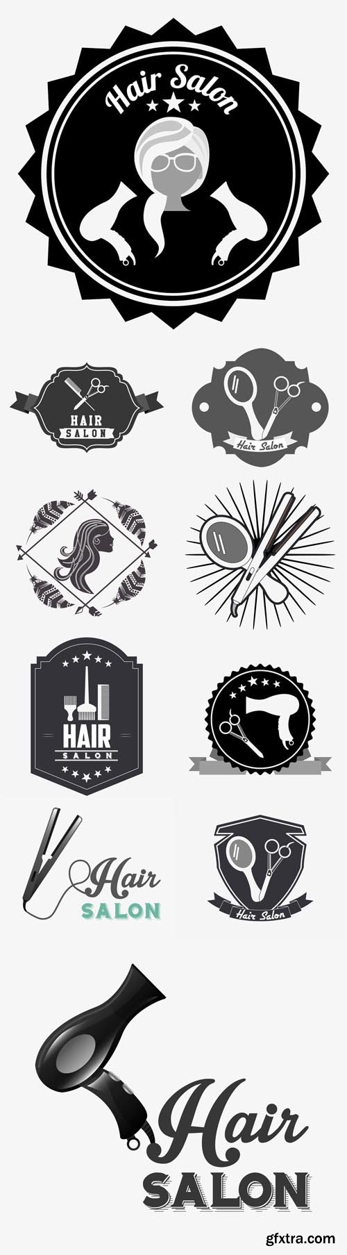 Vector Set - Hair Salon Design