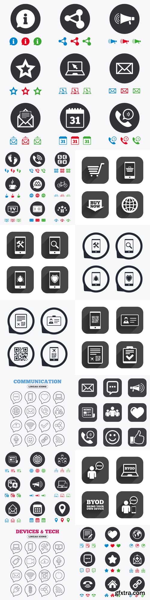 Vector Set - Communication Icons
