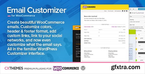 CodeCanyon - Email Customizer for WooCommerce v2.33 - 8654473