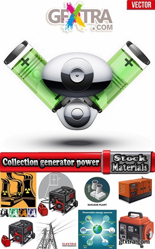 Collection generator power industrialization 25 EPS