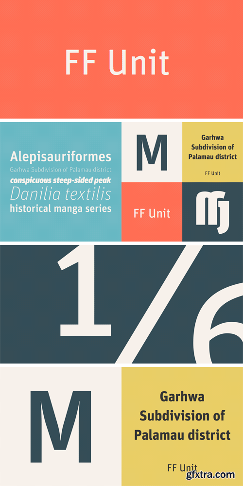 FF Unit Pro Font Family