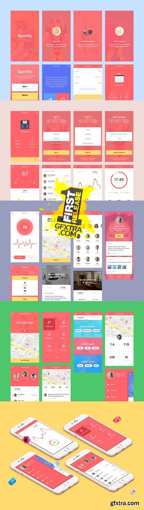 CM - Sportify App UI Kit 630620 CM - Sportify App UI Kit 630620