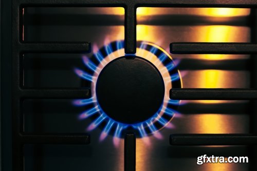 Collection of the gas burner flame cooking zone stove fire background is 25 HQ Jpeg