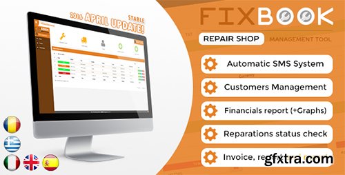 CodeCanyon - FixBook v2.2 - Repair Shop Management Tool - 12333567