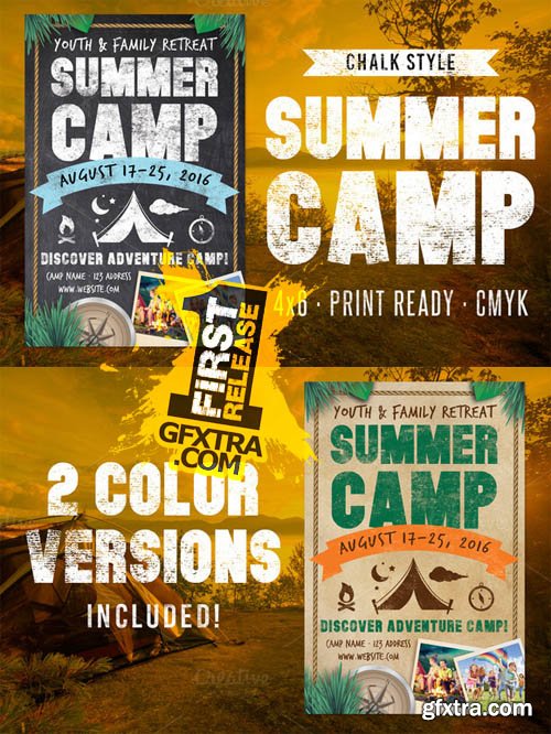 CM - Chalk Summer Camp Flyer 635922 CM - Chalk Summer Camp Flyer 635922