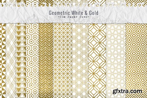 Gold Patterns Digital Papers - CM 371498