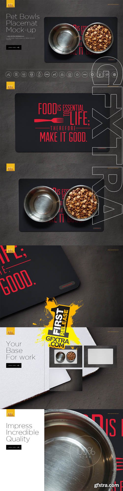 CM - Pet Bowls Placemat Mock-up 639390