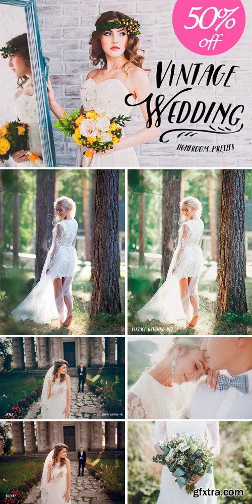 40 Vintage Wedding Lightroom Presets 360698 
